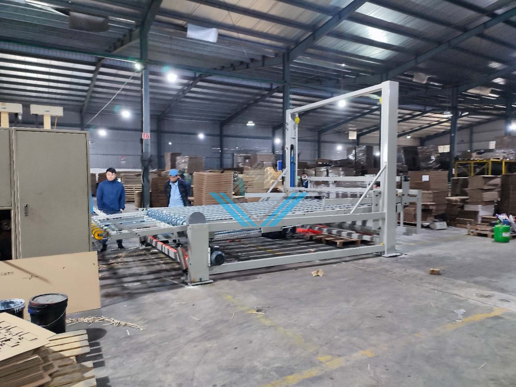 Máy thu phôi xếp chồng tự động thủy lực