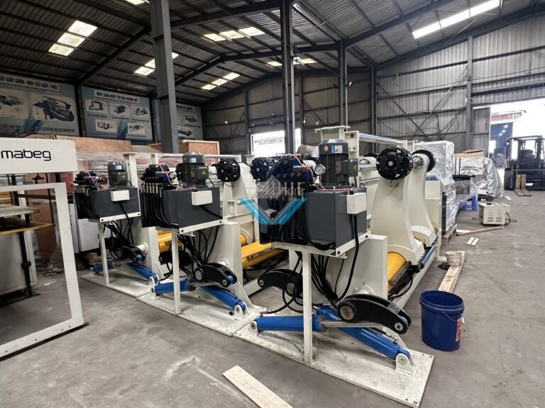 Chân nâng cuộn giấy thủy lực không trục tại kho VŨ GIA