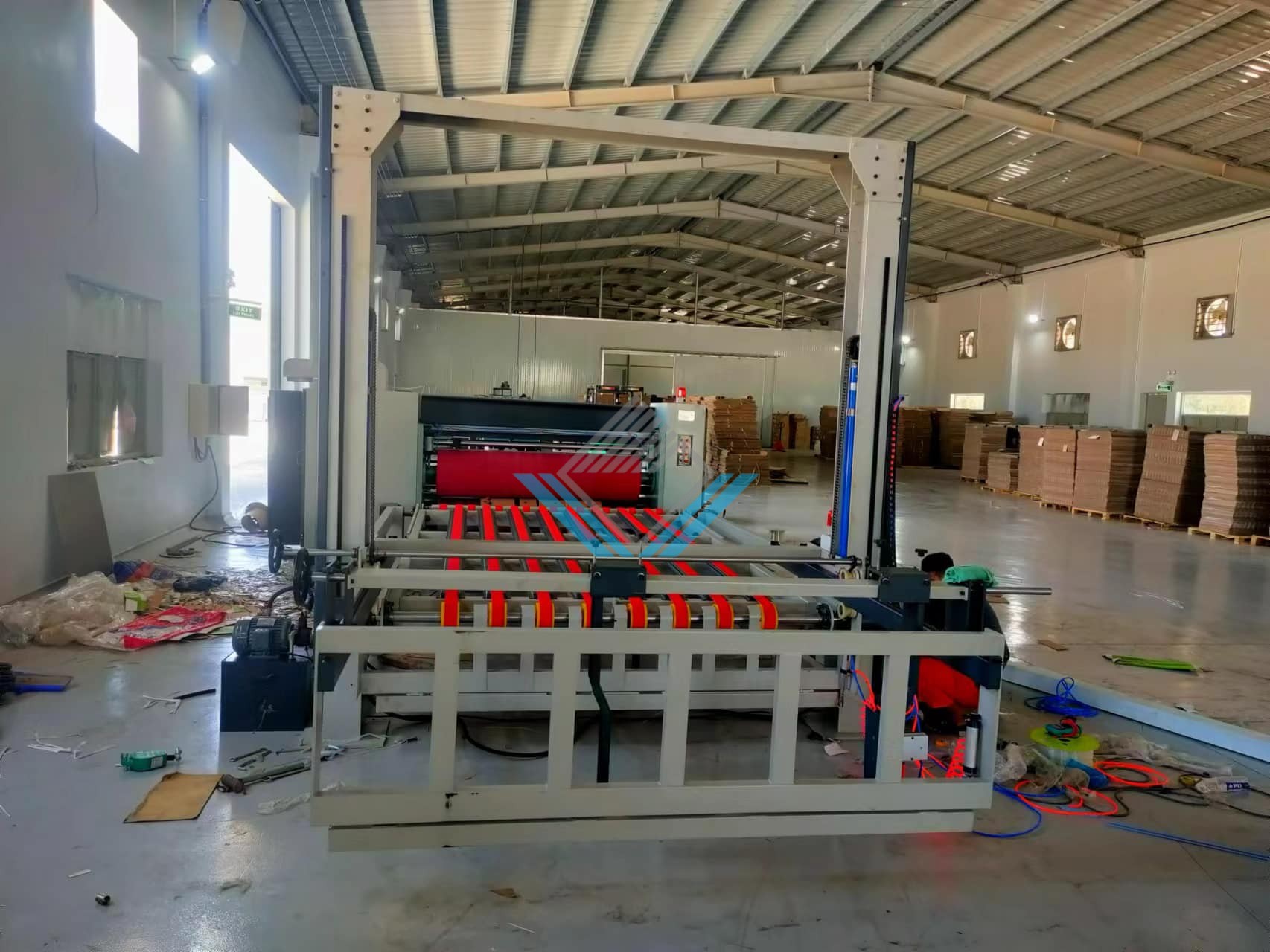Máy thu phôi xếp chồng tự động