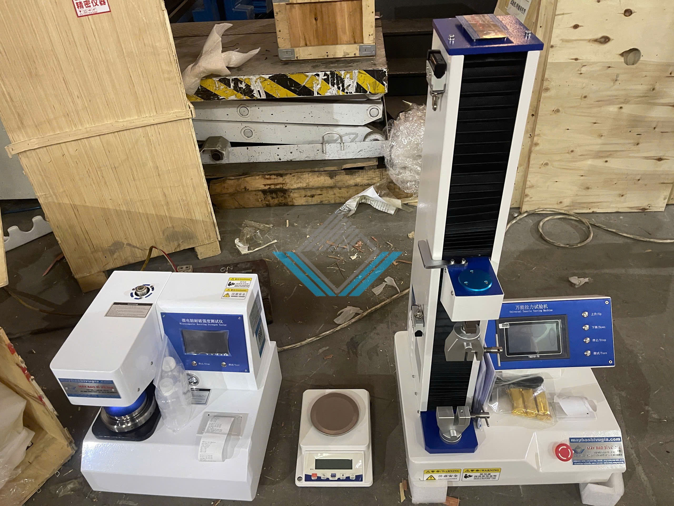 máy đo độ bền khi kéo giãn dây đai