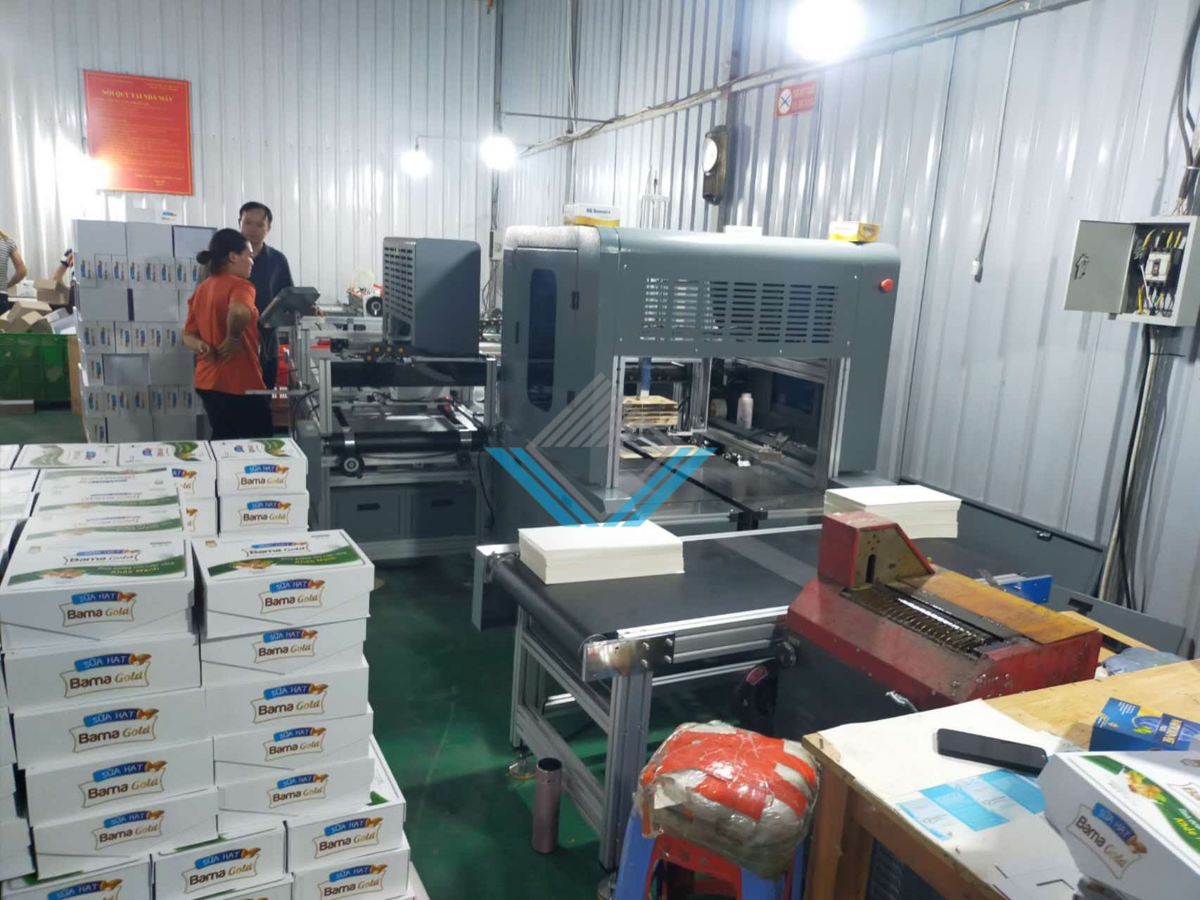 Máy lắp hộp nam châm tự động