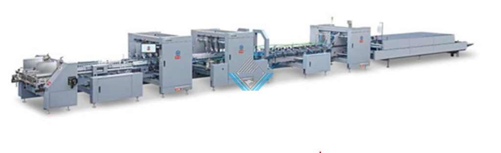Máy dán hộp carton khóa đáy