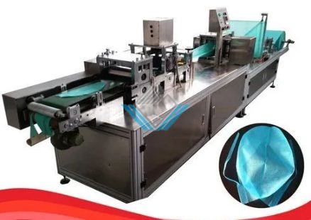 Máy làm túi trùm đầu vải không dệt