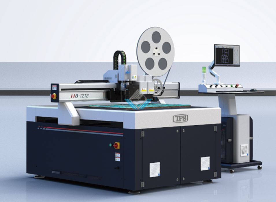 Máy dán mút xốp khuôn bế tự động