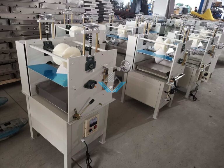Máy bôi keo thanh nẹp góc V 2 cạnh